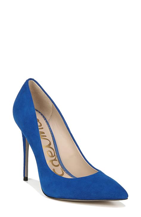 sam edelman blue heels|sam edelman heels sale outlet.